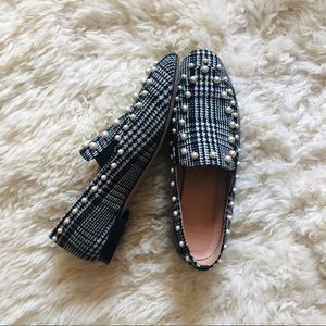 J Crew Pearl Loafers